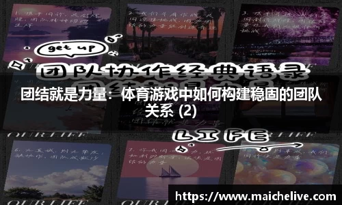 团结就是力量：体育游戏中如何构建稳固的团队关系 (2)